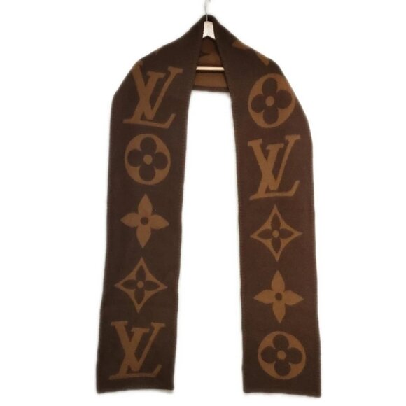 LOUIS VUITTON Echalp Sweet Dreams Dark Brown Brown - Scarf 721-032625 - Picture 1 of 6